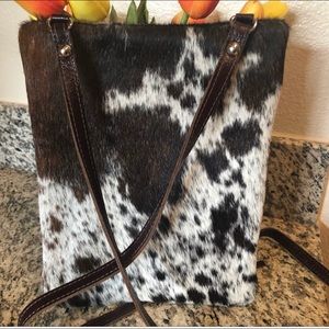 Genuine Leather and Suede Bag